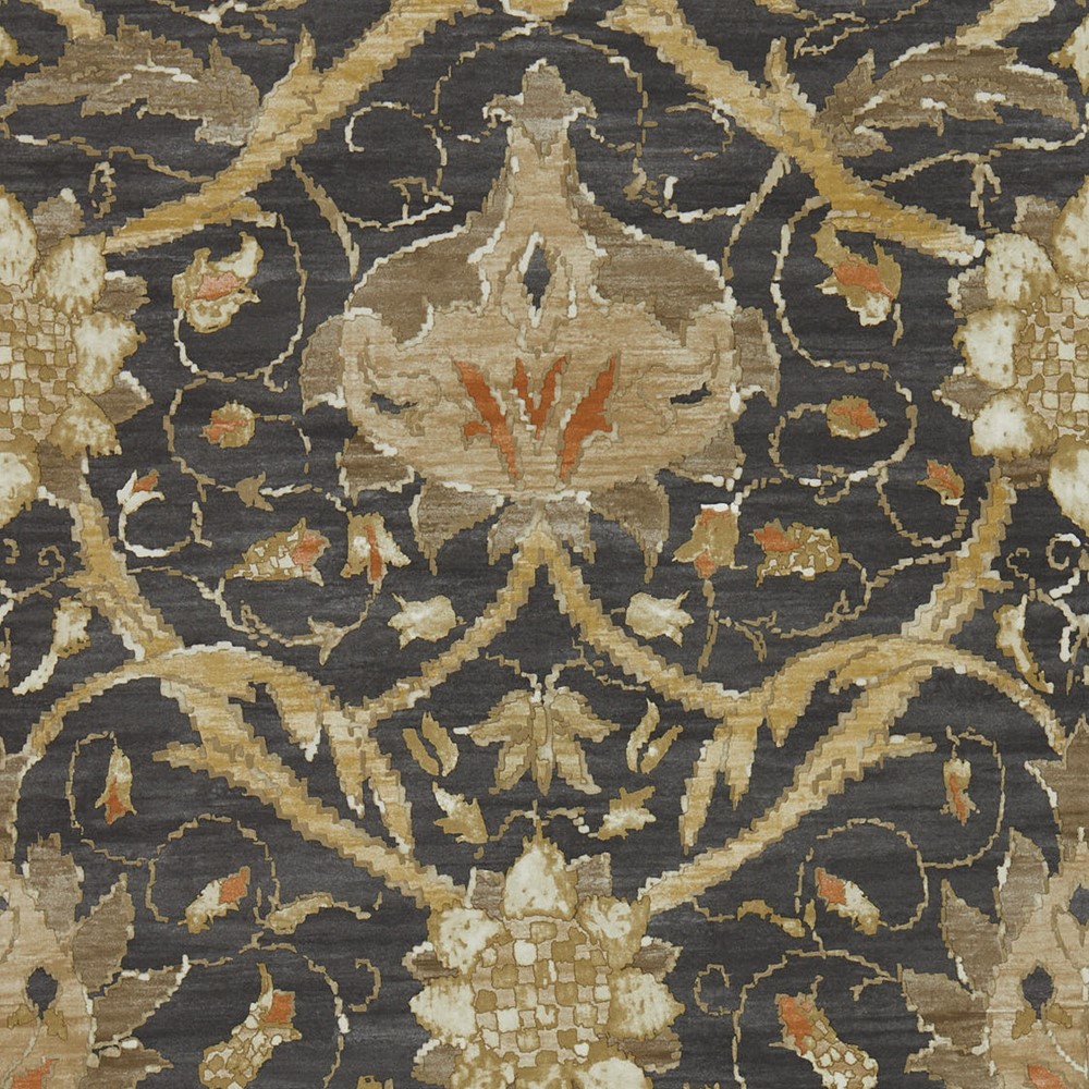 Montreal Wallpaper 216431 by Morris & Co in Charcoal Bronze